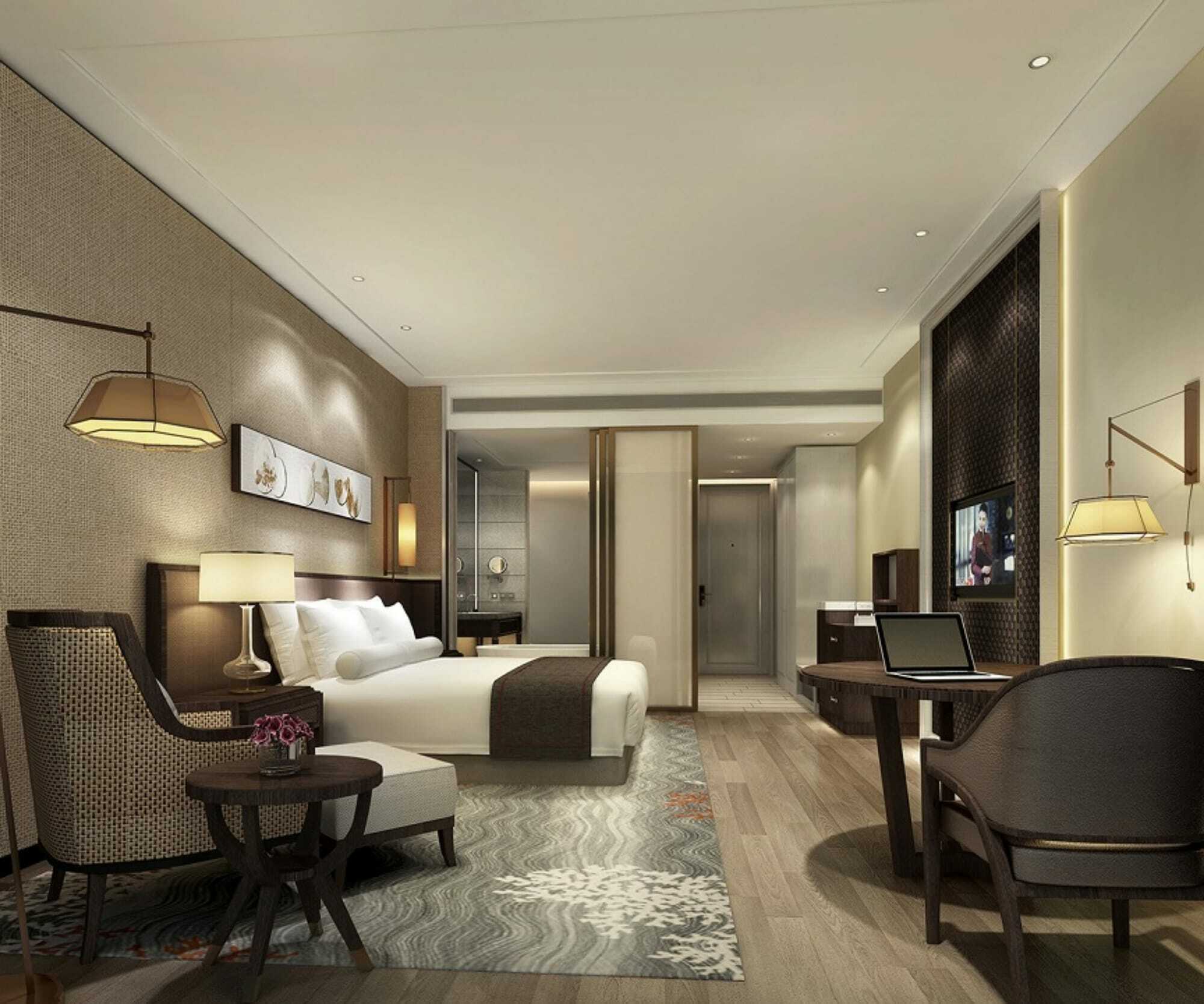 Wanda Realm Qingdao Movie Metropolis Hotell Exteriör bild